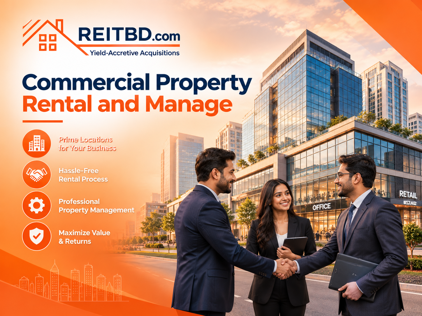 Commercial Property Rental & Management Services in Dhaka